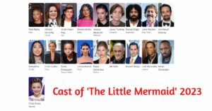 cast of the little mermaid 2023